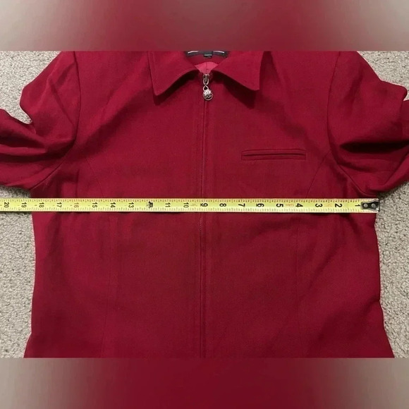 J.MCLAUGHLIN VINTAGE Red Blazer Made in USA Size 10 - Picture 8 of 10